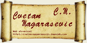 Cvetan Magarašević vizit kartica